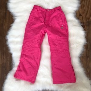 Girls Pink Size 6 Snow Pants